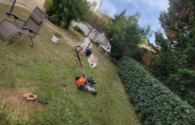 Débroussaillage et pose de clôture